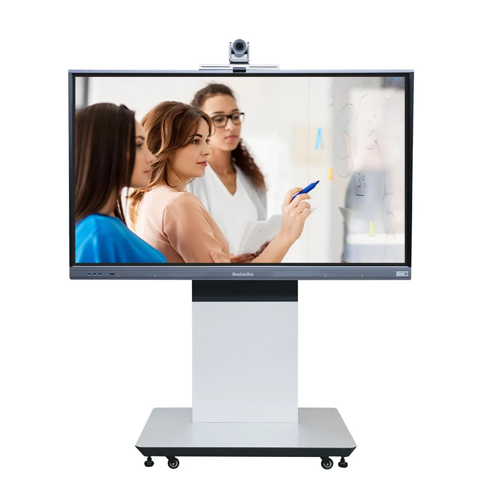 LCD Wall Mount Touch Screen Monitor Interactive Whiteboard / All In One Computers 42 55 Inch