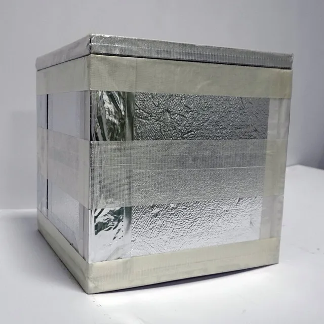 Индивидуальная вакуумная изоляционная панель Ice box с двухсторонней клейкой лентой, легкая изоляция холодильника