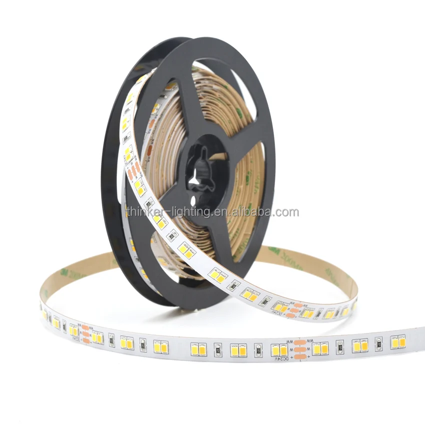 48V LED Strip Dual White Certificated 10 Years Experience 3000K IP68 SMD2835 Flexible 240leds Strip Light for Sale
