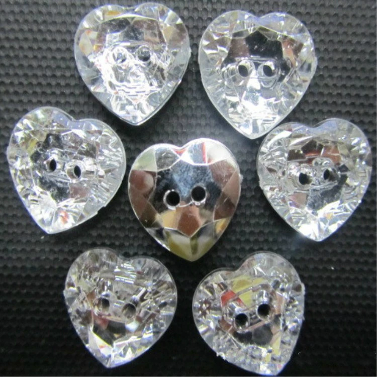 China Manufacturer Acrylic Stone Crystal Buttons Rhinestone Button