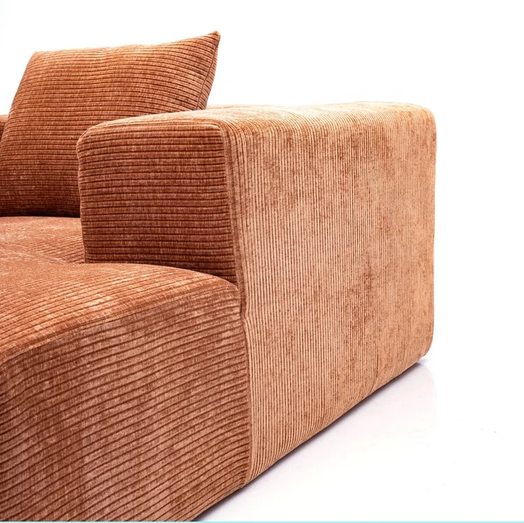 minimalist style compression box sectional sofa set for livingroom furniture L or U shaped couch make in china factory wholesale