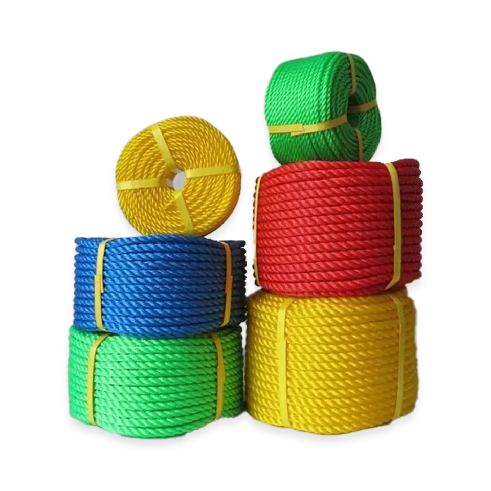 3 Strand Fiber Polypropylene Braided Twisted Rope for Marine Superior Strength pp Mooring Rope