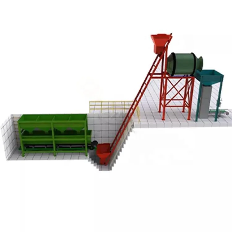 Concrete Chemical Fertilizer Compound Npk Fertilizer Static Automatic Batching System