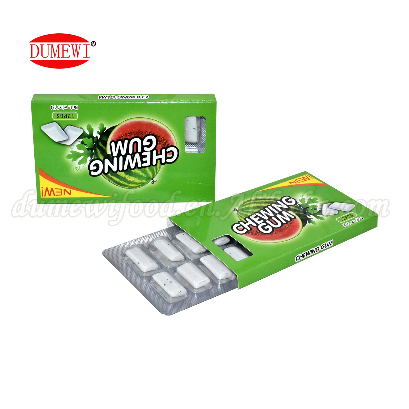 Wholesale Watermelon Flavored Gum Fruit Flavored Bubble Gum