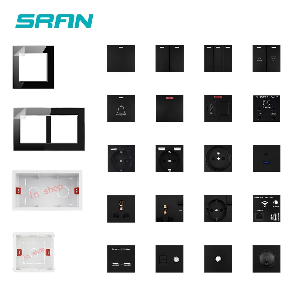 Tuya Module Automation Products Wall Electric Control Panel Smart Light Switch