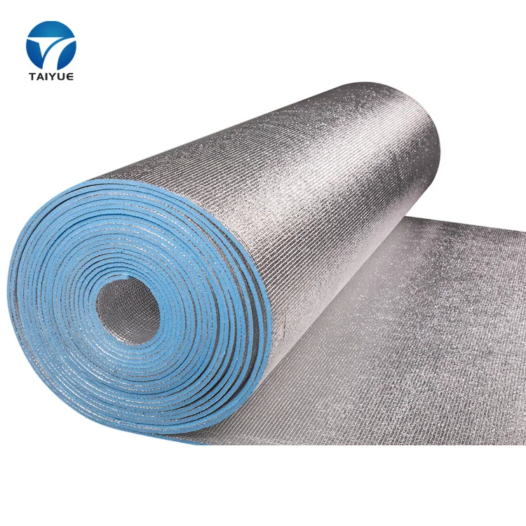 Factory Directly Sell 4mm Xpe Foam With Woven Fabric Xpe Foam Aluminum Foil