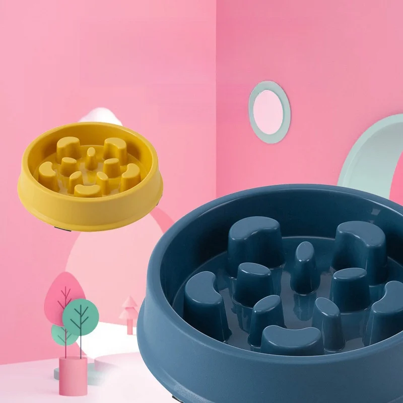 Hot Sell New Pet Water Bowl 2023 Cute Pet Feeder Melamine Dog Food Bowl Slow Feeding Luxury Feeding Bowl Pet