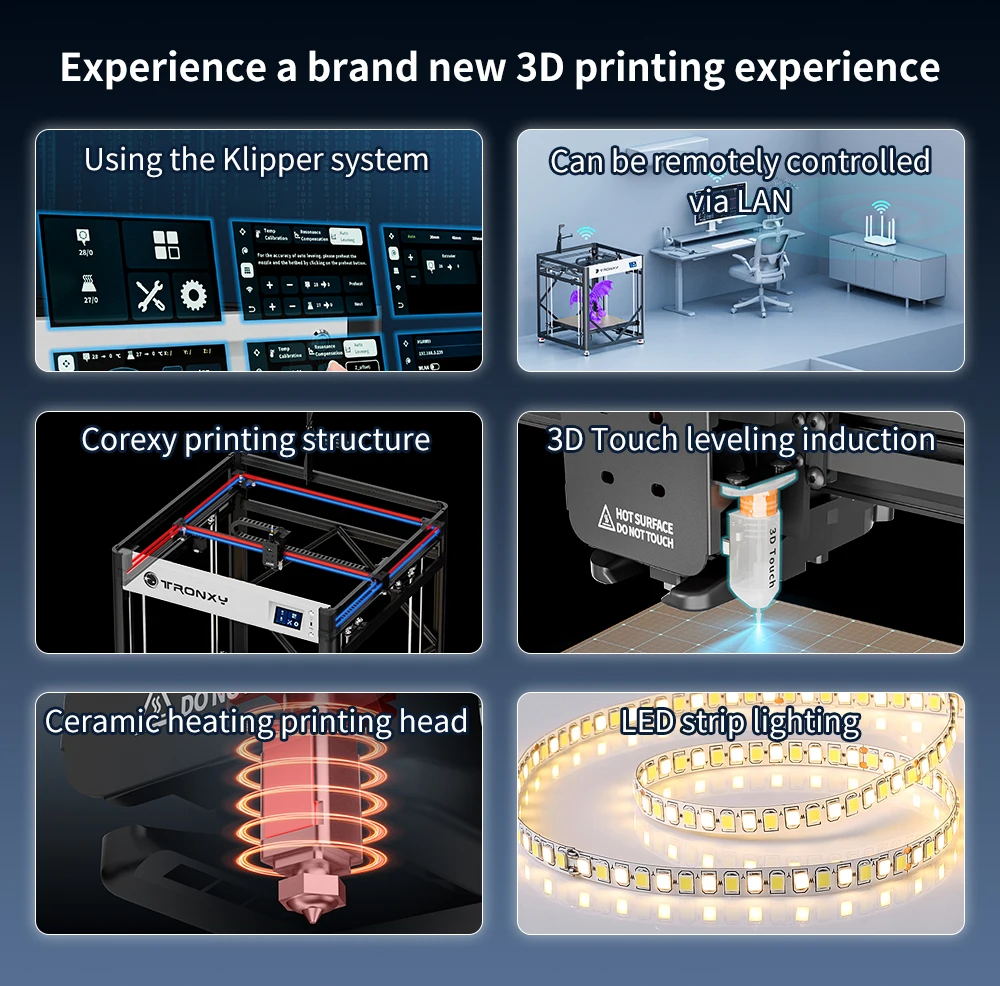 VEHO 600 PRO V2 High Quality Impreaora Printer 3d large Model Toys Direct Extruder drucker linear rails axis FDM 3d printer