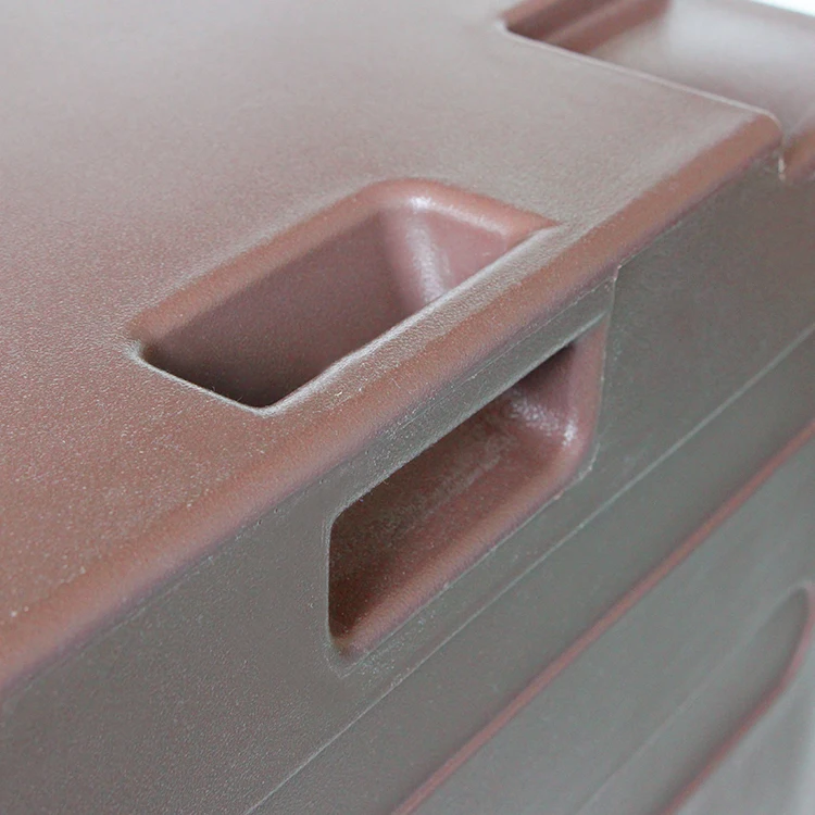 90L Commercial Catering Keep Cold Warm Transport Container Holding Cabinet Thermo Box Insulated Food Pan Carrier