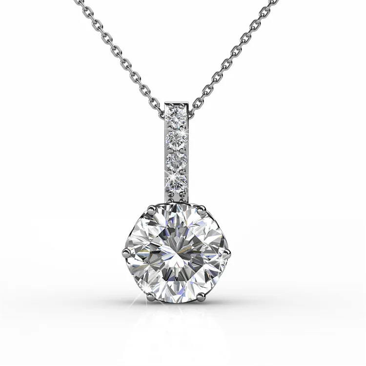 
Destiny Jewellery High Quality Vintage Royal Crystal Jewelry Set Crown Setting Earrings And Necklace 