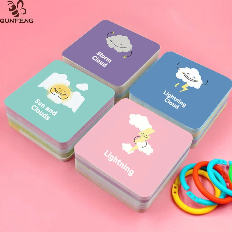 Eco-Friendly Paper Children Kids Memory Matching Custom Printing Cards Games Manufacturers Kids Flash Card