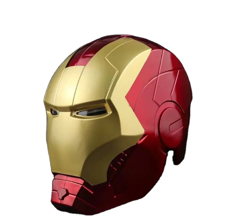 Marvel Железный человек Шлем маскарадный светильник светодио дный Железный человек ПВХ фигурка игрушки