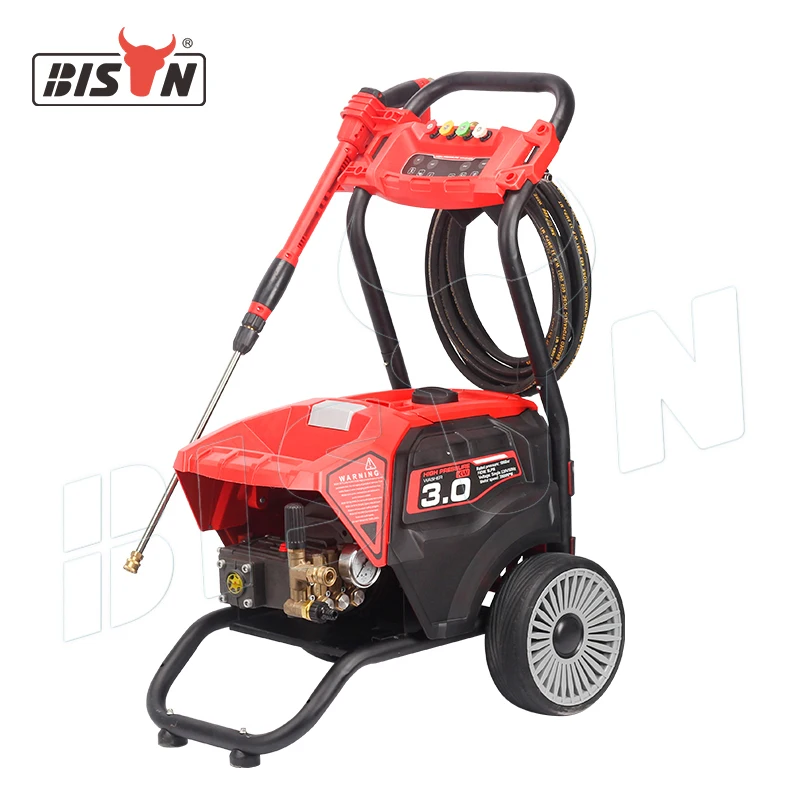 BISON high pressure jet washer 3000w 3.0kw 150bar electric pressure washer