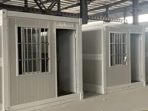 Портативный 20-футовый садовый контейнерный дом плоская упаковка охранник почтовая кабина стальной материал для офисного использования распродажа
