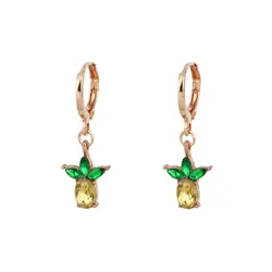 Различные фрукты форма вишня арбуз милые девушки корейский серьги-гвоздики из стерлингового серебра иглы акриловые серьги для женщин 2021