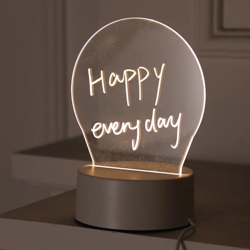 Top Seller blank acrylic 3D led edge lit sign lamp Store Advertising LED Lamp 3D Illusion Lamp