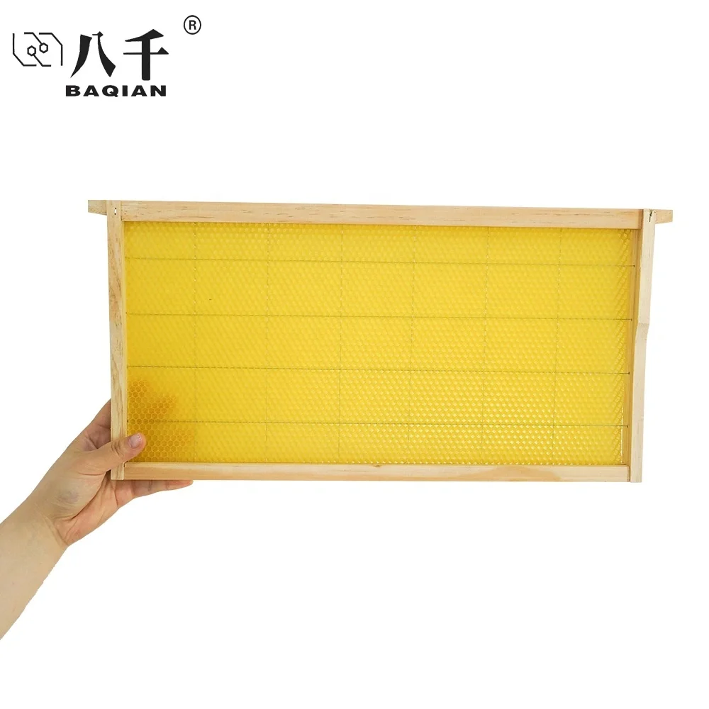 Factory Price Assemble Beehive Frames with Wired Beeswax Sheet Wood Bee Hive Frame