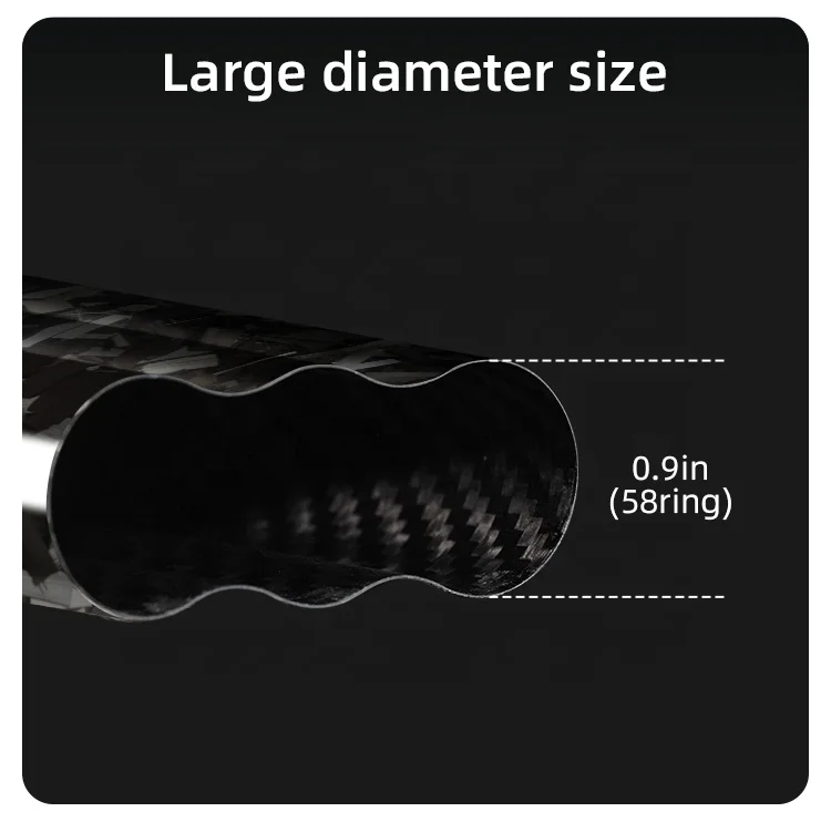 3 Finger Travel Carbon Fiber Cigar Case Humidor Convenient Carbon Fiber Cigar Tube