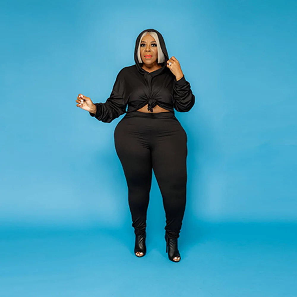 2021 с длинными рукавами lucky этикетка плюс размер сексуальные наряды джоггеры из 2 предметов, комплект со штанами для женщин комплект из двух частей комплект Женская одежда