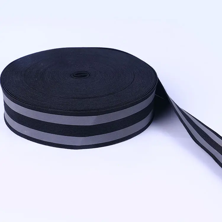 High Quality Custom 2.5cm Super Power Suspender Spandex Polyester Elastic Webbing Band