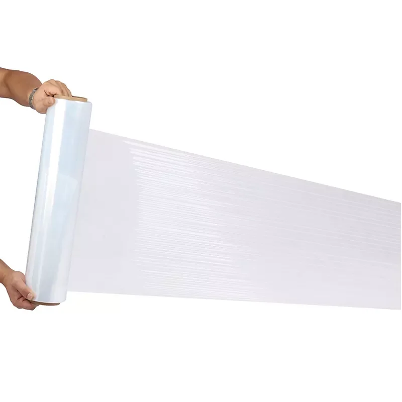 Wholesale Biodegradable Transparent LLDPE Stretch Wrap Cling Film Moisture-Proof  Packaging  pallet film plastic stretch film