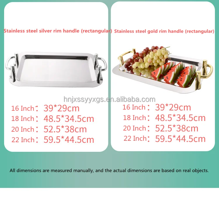 2022 Hotel Product Stainless Steel Deep Baking Tray Stainless Steel Food Serving Tray