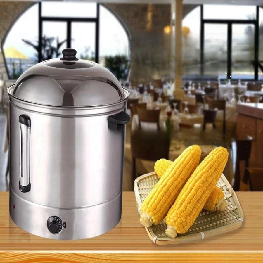 304 Stainless Steel Steamer Basket Commercial 48L Electric Sweet Corn Food Warmer Portable Multi-Purpose Hotel Use Electric Food