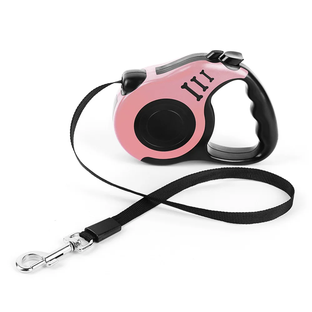 Retractable Dog Leash Automatic Telescopic Tractor Dog Tape Pet Tape Non-Slip Handle Suitable for Small and Medium