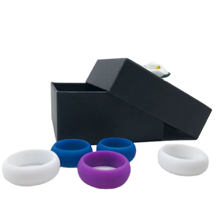 
High polishing gym silicone finger ring for sportsman 