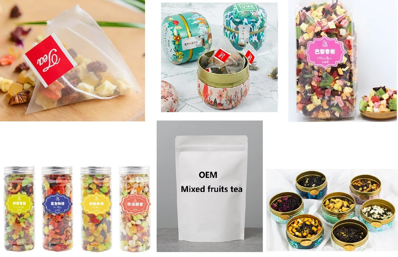 Factory Wholesale  Blended Chinese Dried Fruit flowers tea flavored tea beauty slimming tea