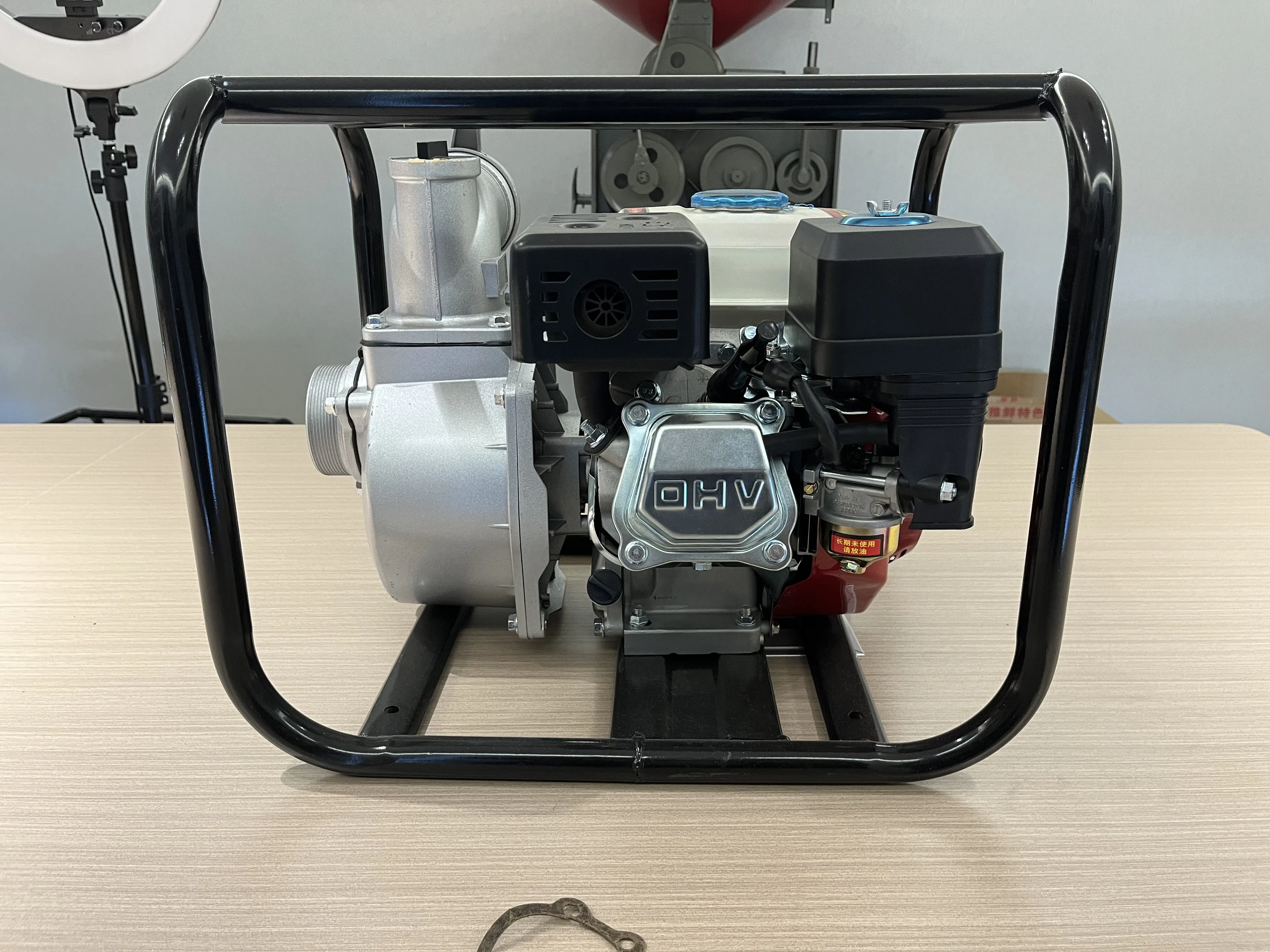 2 дюймов Wp20 5.5HP Gx160 портативный бензиновый водяной насос с предупреждением о масле