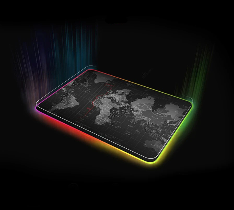 Extended Gaming Mouse Pad Extra Large Soft LED Extended Mouse pad Non-Slip Rubber Base Computer Keyboard Pad Mat Mouse Game Mat