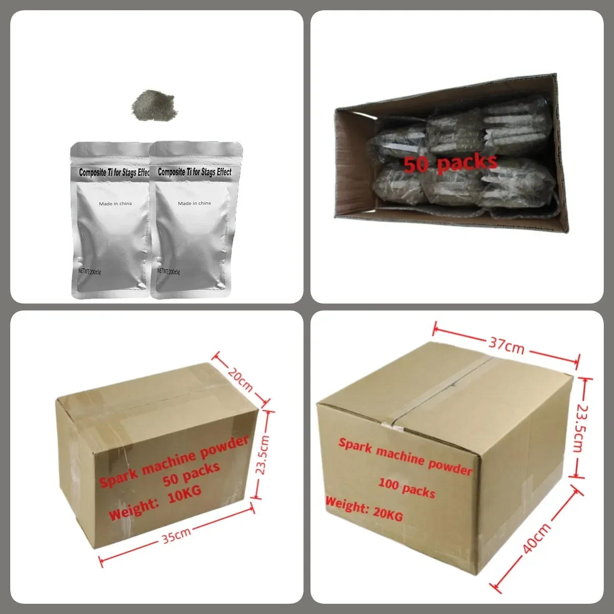 Stage effect cold spark powder Sparkler Machine Powder fireworks wedding decoration ti powder