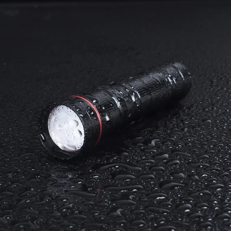 Manufacturer Zoom-8 AA Dry Battery Mini LED Torch IPX6 Every Day Carry Keychain flashlight foroutdoor