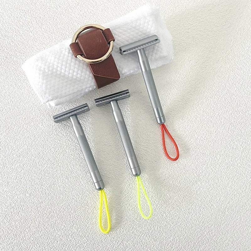 Eco Friendly Metal Razor Metal Shaving Razor Brass Handle  Double Edge Shaving Razor