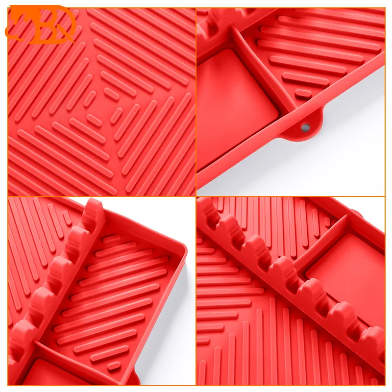 silicone grill pad for outdoor grill side shelf mat for blackstone silicone grill mat for blackstone