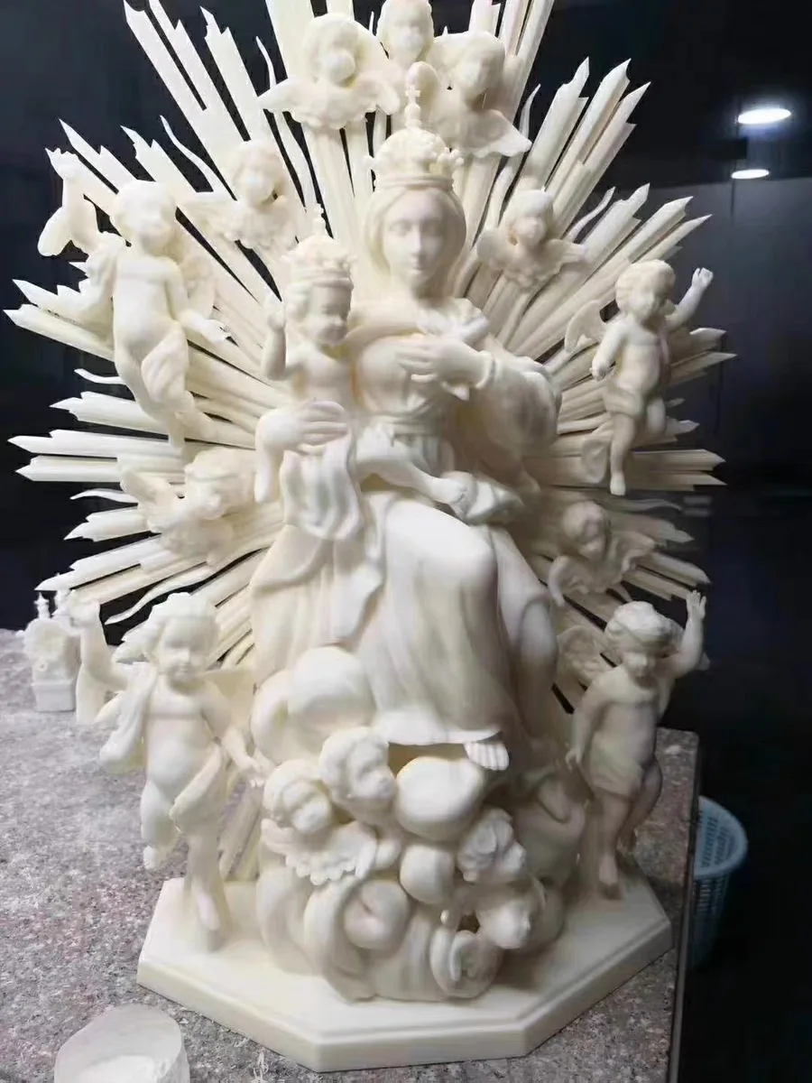 Профессиональная быстрая печать Sls SA 3d услуга Полностью прозрачная окрашенная полупрозрачная матовая непрозрачная 3D-печать из бесцветной смолы