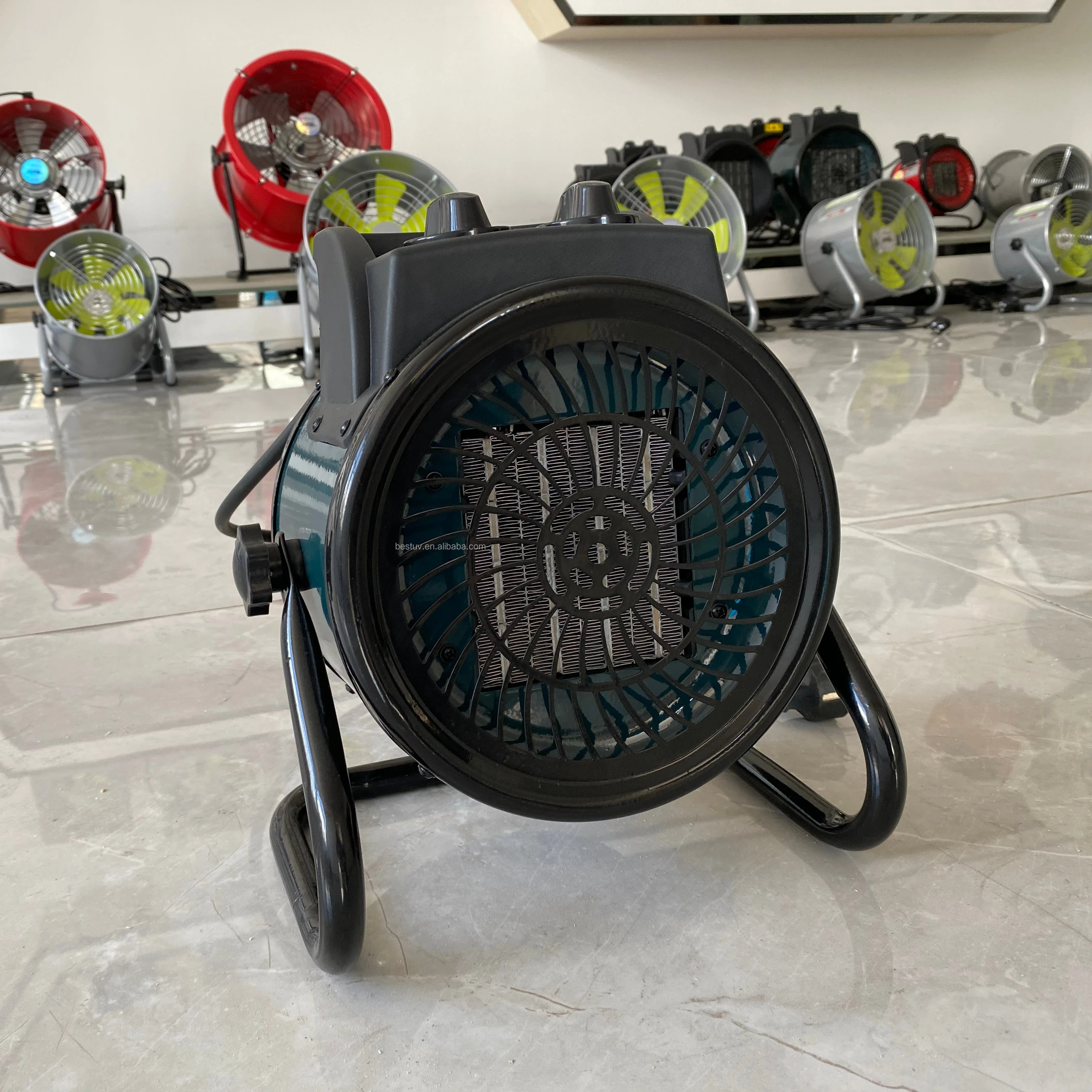 2022 Best Selling Industrial PTC Ceramic Heating Element Electric Garage Fan Heater Electrical Heaters 2000W