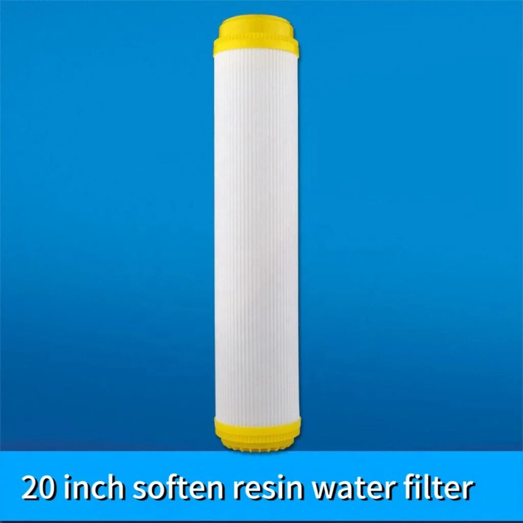 Wholesale 20 inch descaling resin filter cationic softening exchange resin filter calcium magnesium ion filter