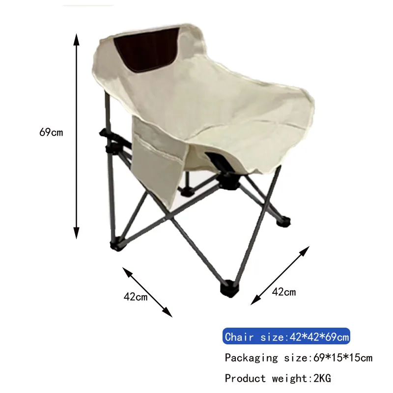 Furniture Outdoor Camping Fishing Folding Lounge Chair Recliner Zero Gravity Chair Patio Portable Beach Chair