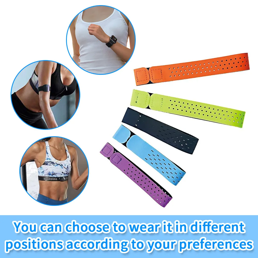 JieHuan factory custom eco-friendly hook and loop  v8 heart rate monitor chest strap for baby integra for Heart rate monitor