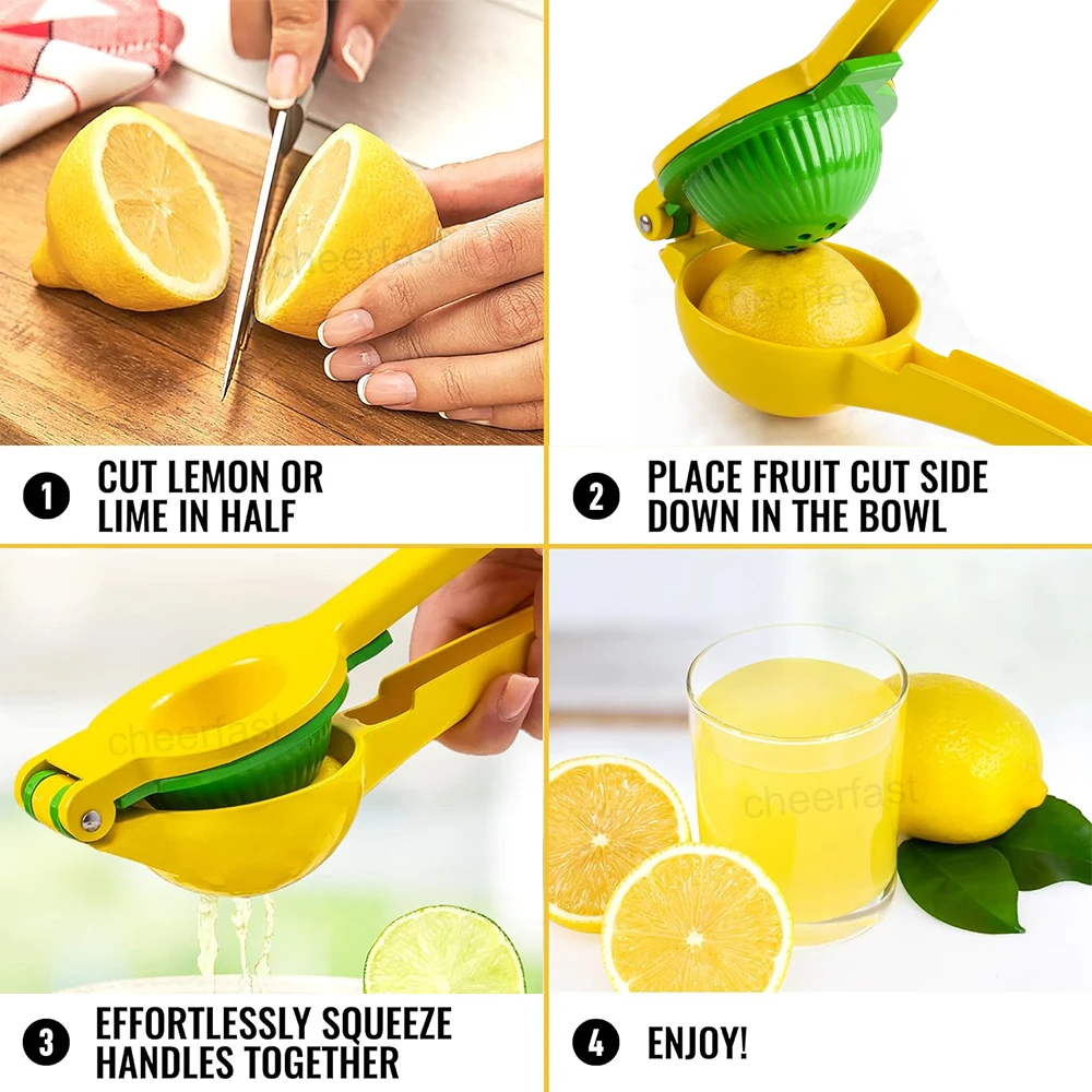 Good Idea Hand Press Heavy Duty Lemon Squeezer Simple Craft Kits Kitchen Lemon Squeezer Handheld Household Juicer Lemon Squeezer