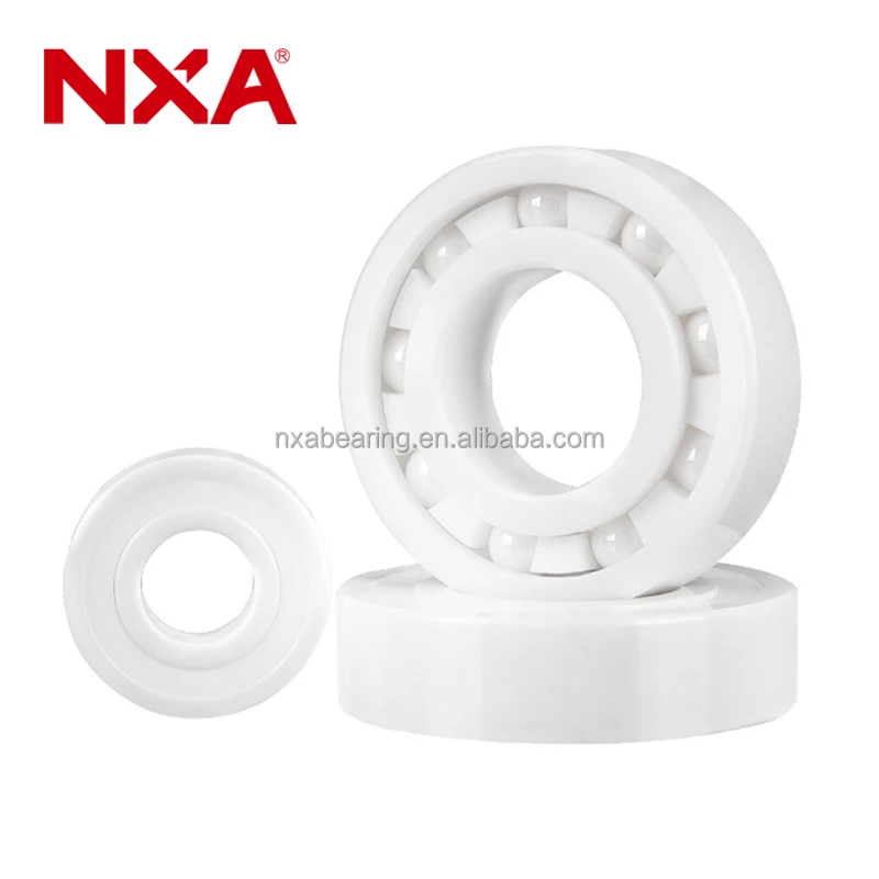 Ceramic bearing 608 626 6000 6004 6201 6202 6205 6301 6302 6805 6806 6901 6902 6905 CE Si3N4 ZrO2 Hybrid ceramic ball bearing