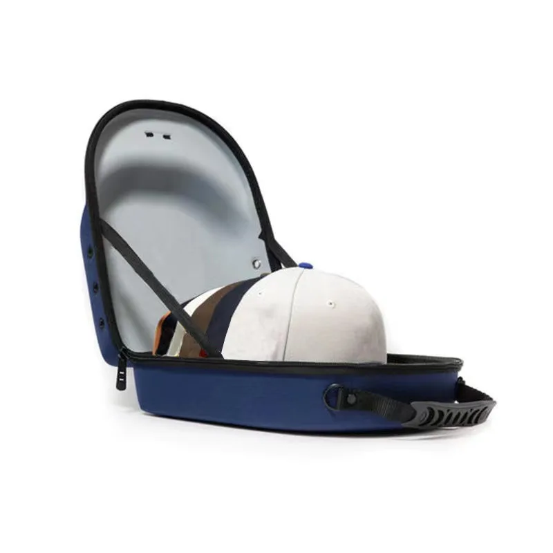 The New Listing Eva 6 Cap Case Portable Zipper Travel Bag For Storage Baseball Cap And Peaked Cap