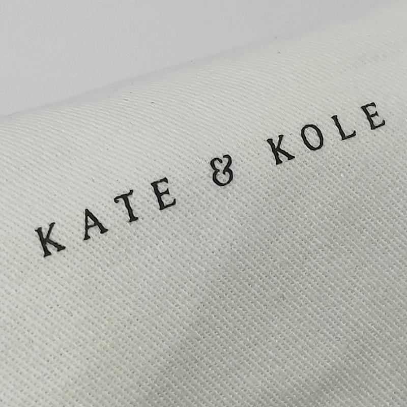 Custom Natural Eco Friendly Jewellery Travel Packaging Personalised Logo Small Fabric Drawstring Bag Linen Jewelry Pouch