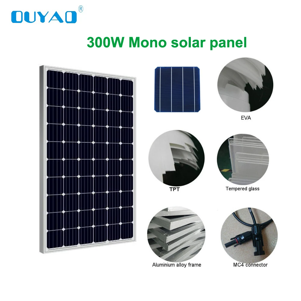 5KW solar energy system with hybrid solar power inverter