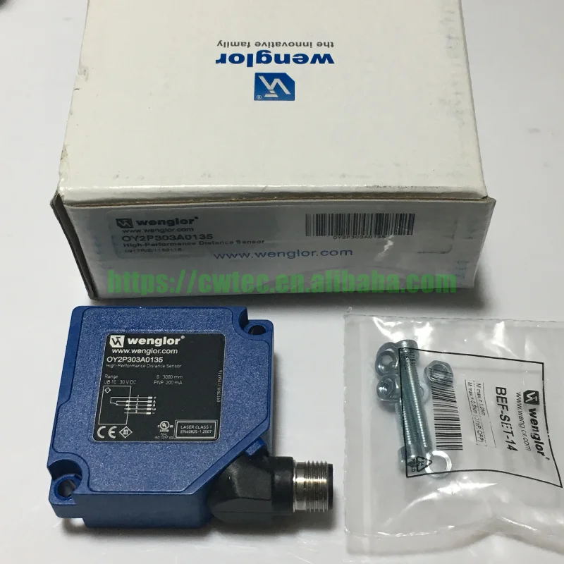 Hot sale original IP68 18-30vdc Long-Range Measuring Range 10m Y1TA100QXT3 Wenglor Laser Distance Sensor