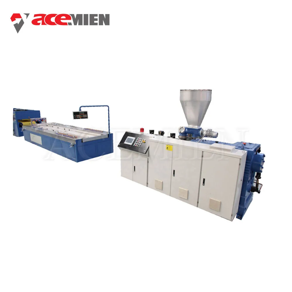 Машина для изготовления экструзионных пластиковых потолочных стеновых панелей из ПВХ