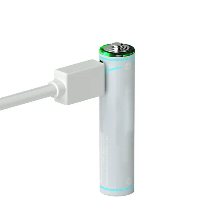 Gainjoys 1.5v 900mWh 600 mAH Type C 4 Pack Lithium Smart AAA Rechargeable Batteries