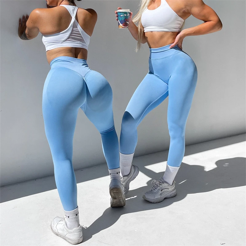New Arrival Hide Cellulite High Elastane High Waist Scrunch Bum Yoga Gym Fitness Leggings For Women